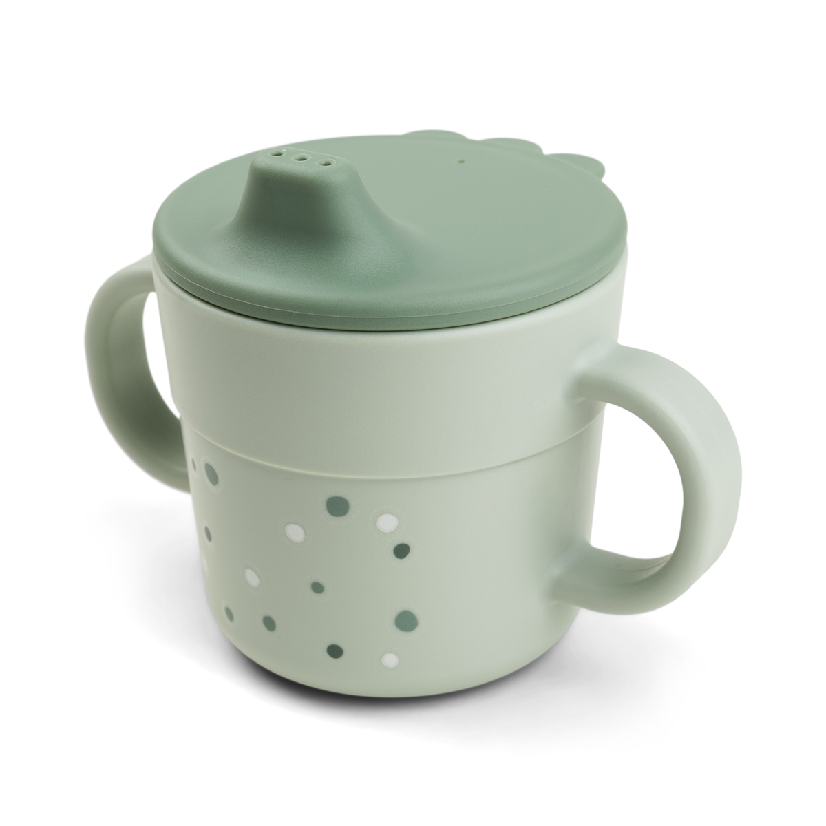 Utført av Deer Foodie tutekopp Happy dots Green