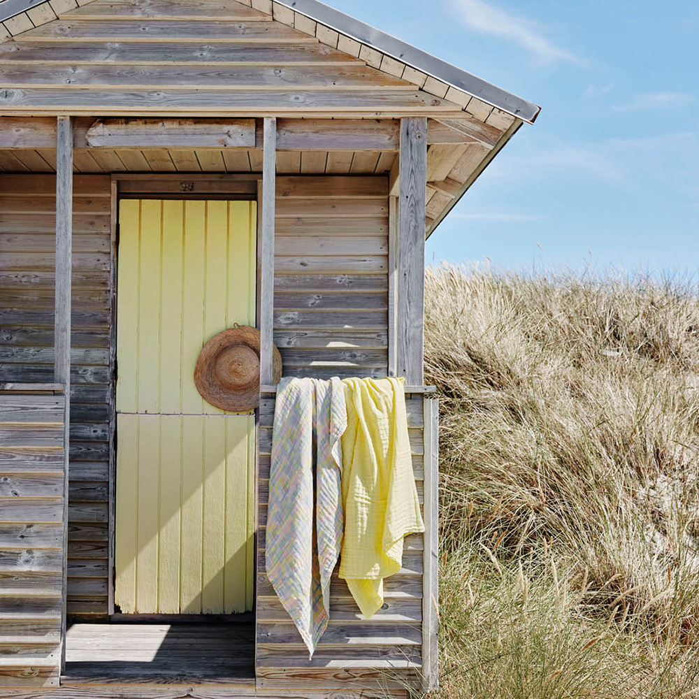Elodie krøllete teppe - Sunny Day Yellow