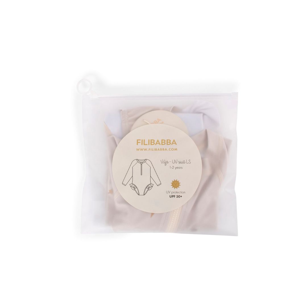 Filibabba Vilje UV-badedrakt 1-2 år kjølig sommer