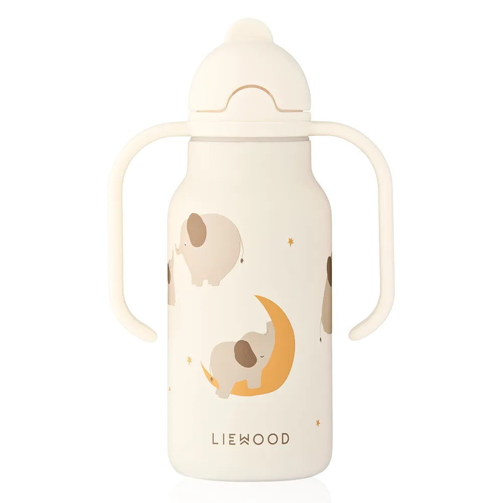 Liewood Kimmie vannflaske 250 ml Elephant / Creme de la creme