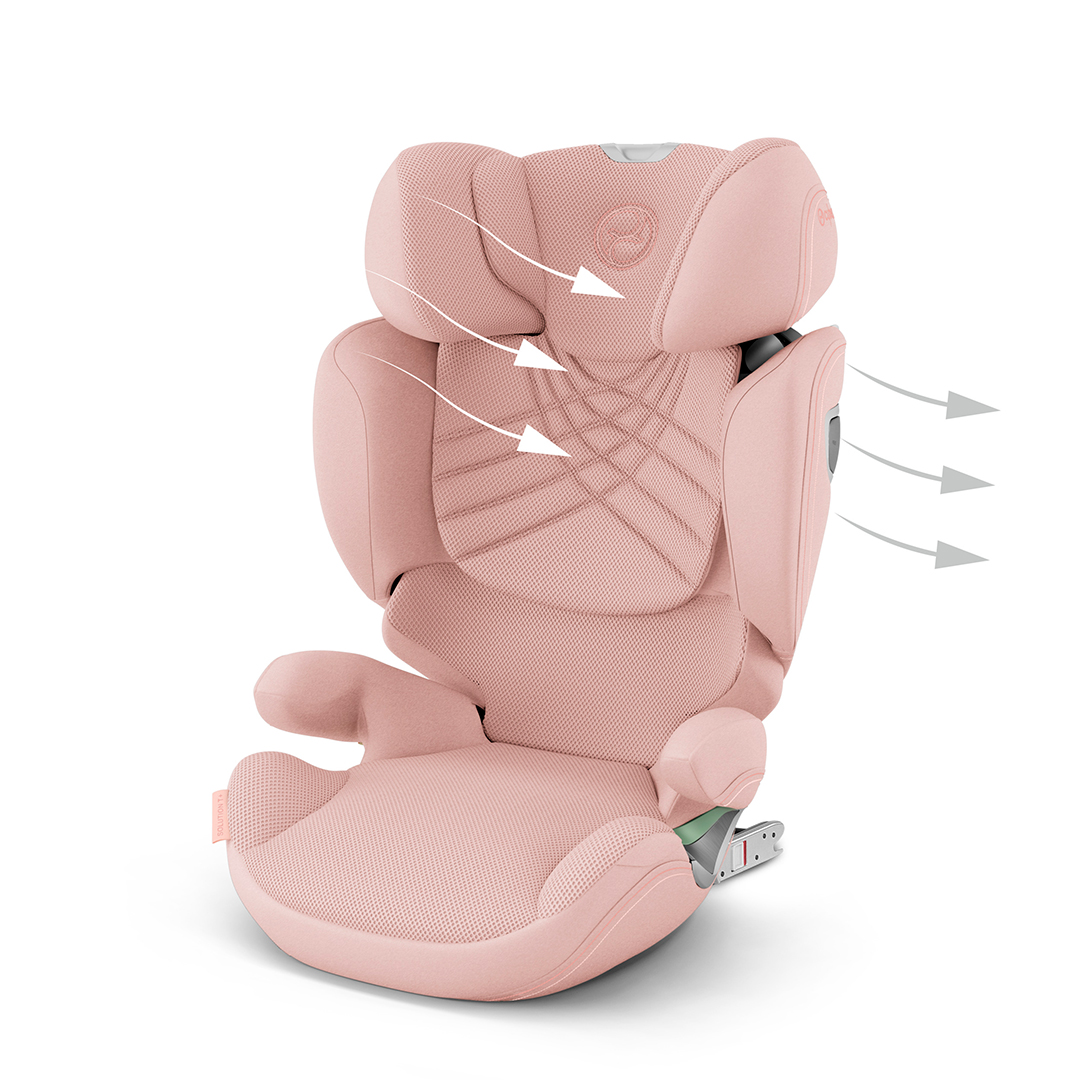 Cybex Solution T i-Fix barnesete Peach Pink Plus