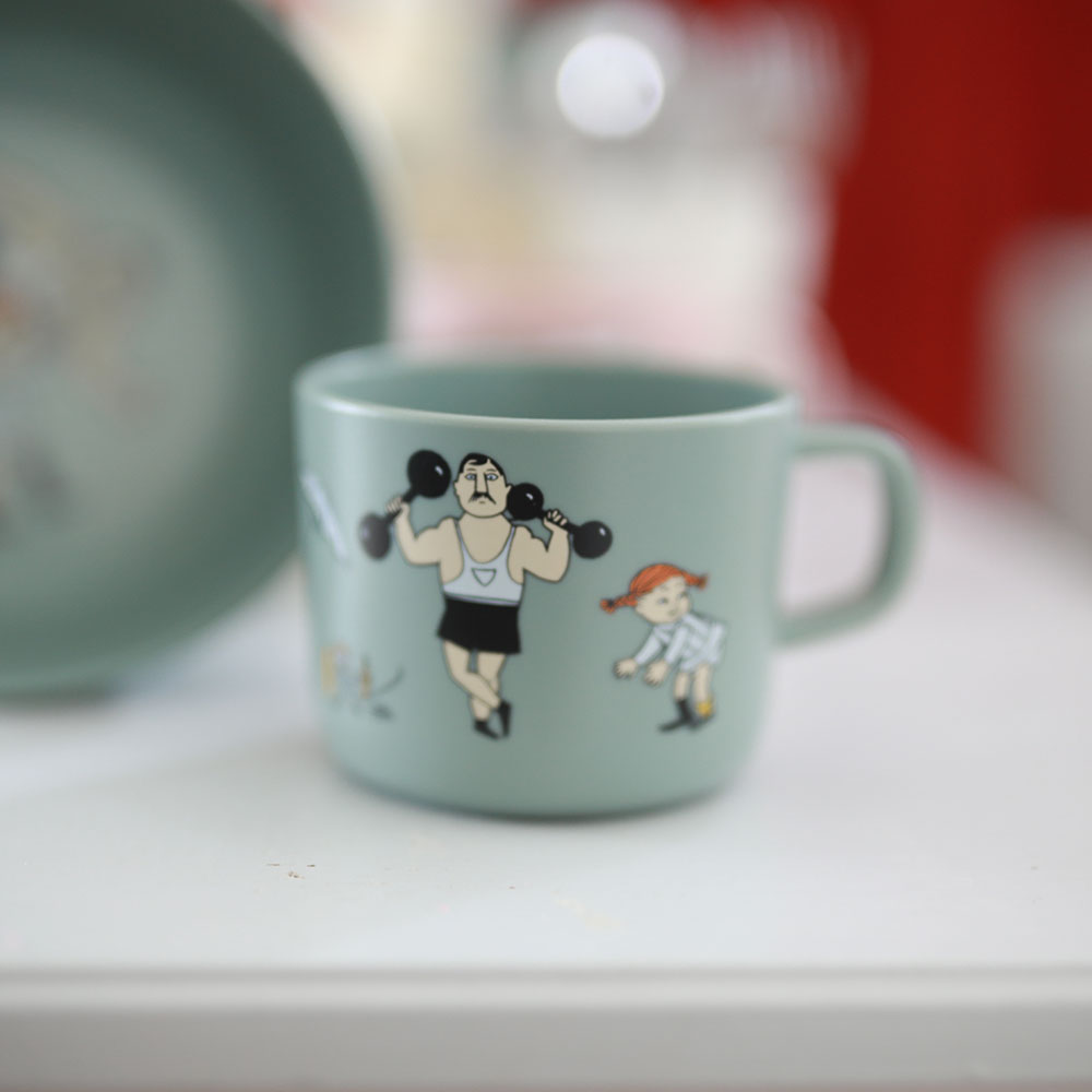 Rätt Start Pippi Cirkus Krus med hank grønn