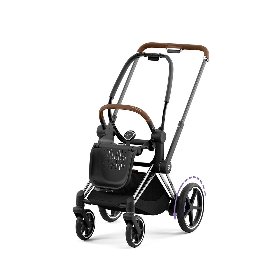 Cybex ePRIAM Chassis Chrome Brown