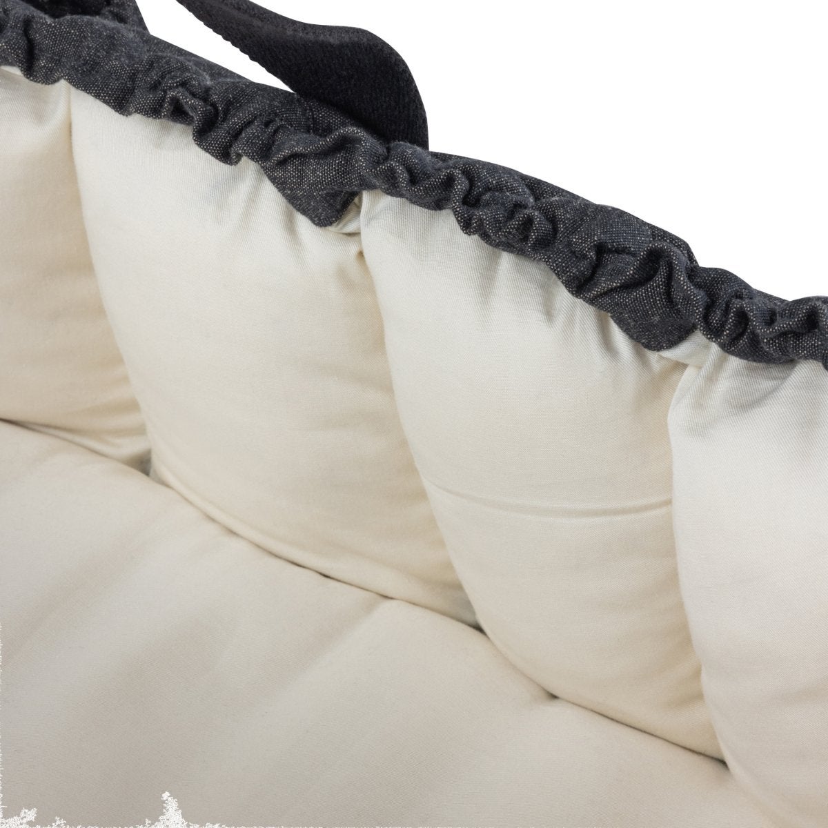 Sebra Babynest 3-i-1 med kalesje dark grey melange