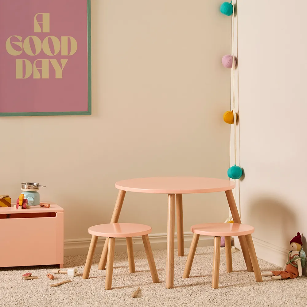 Kids Concept Bord og krakker aprikos