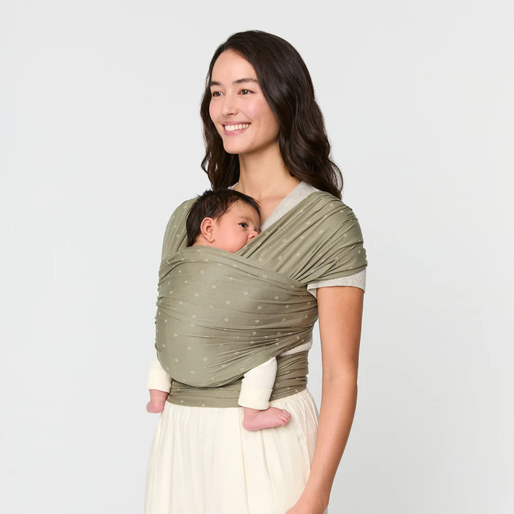 Ergobaby Aura Bæresele Soft Olive Diamonds