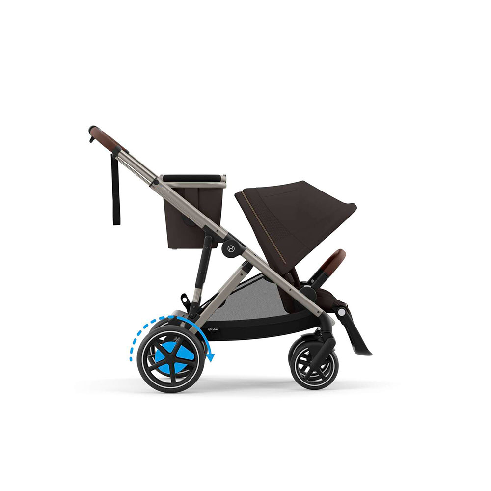 Cybex eGAZELLE S barnevogn Chocolate Brown