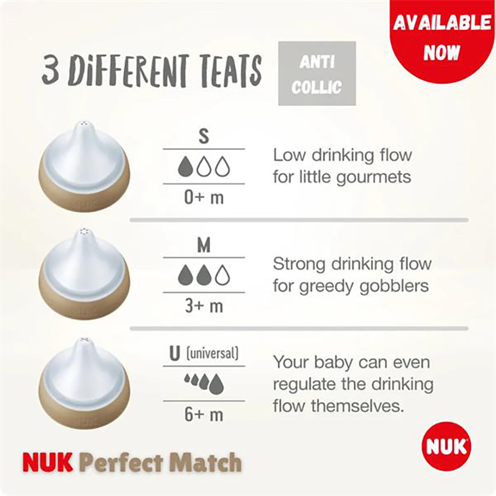NUK Perfect Match Smokk Silikon M