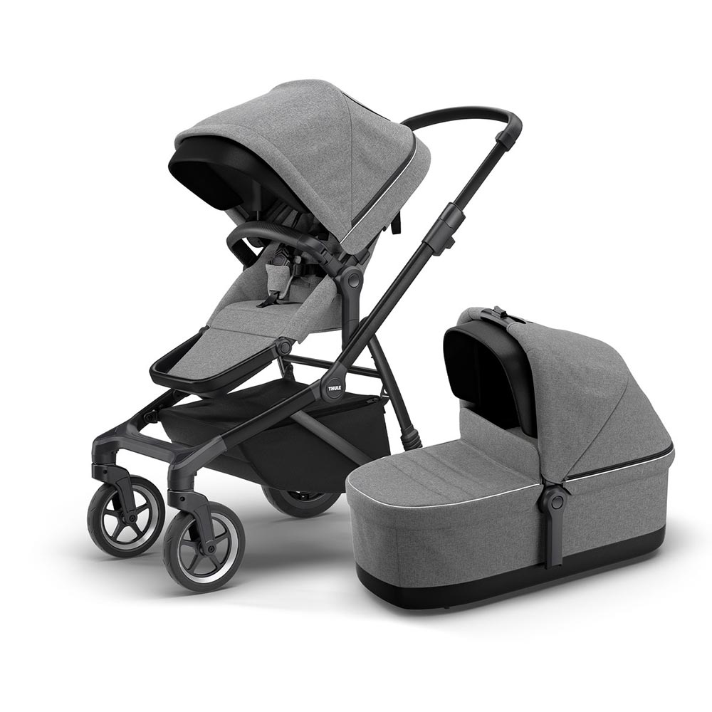 Thule Sleek barnevogn Gråmelert/Svart