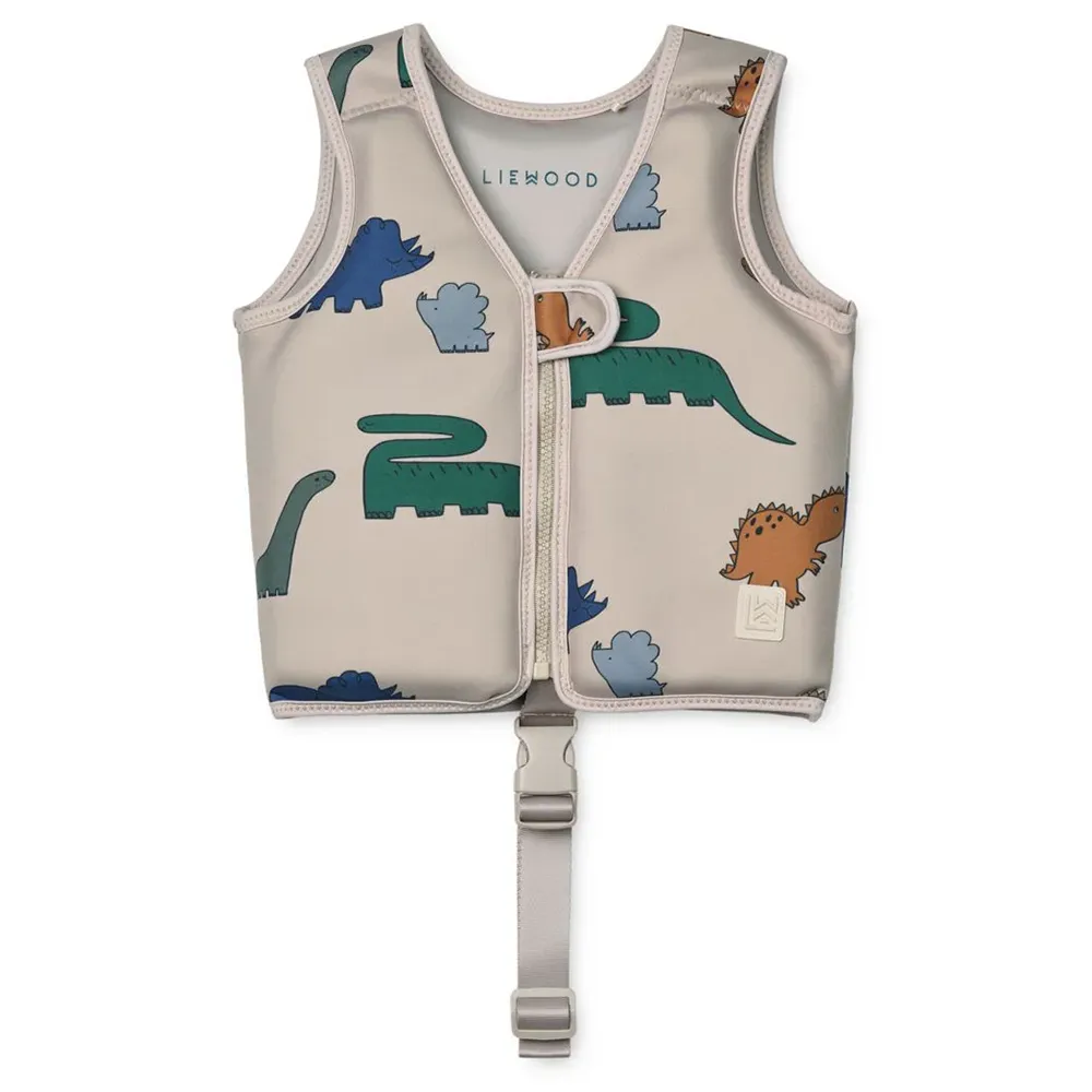 Liewood Dove Badevester Dinosaurs/Mist