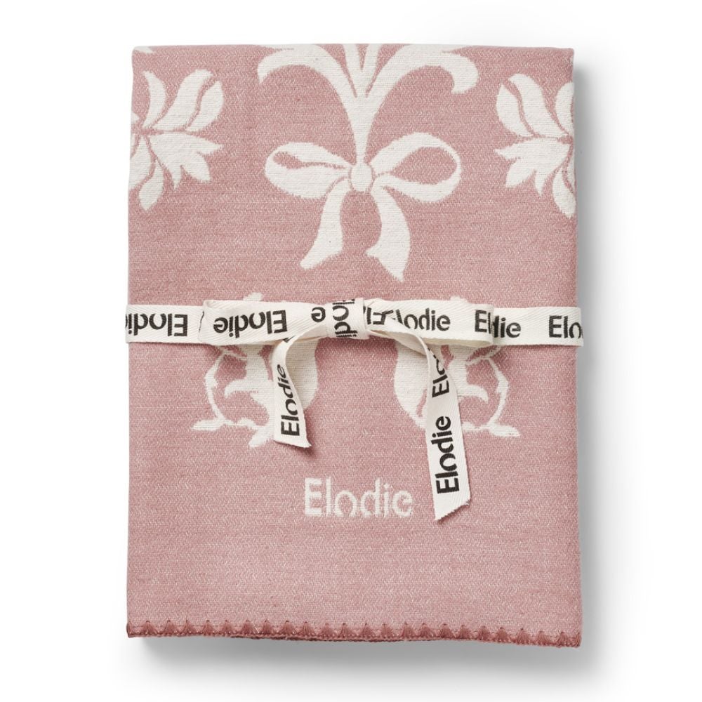 Elodie Details Jacquardpledd Mullberry Pink