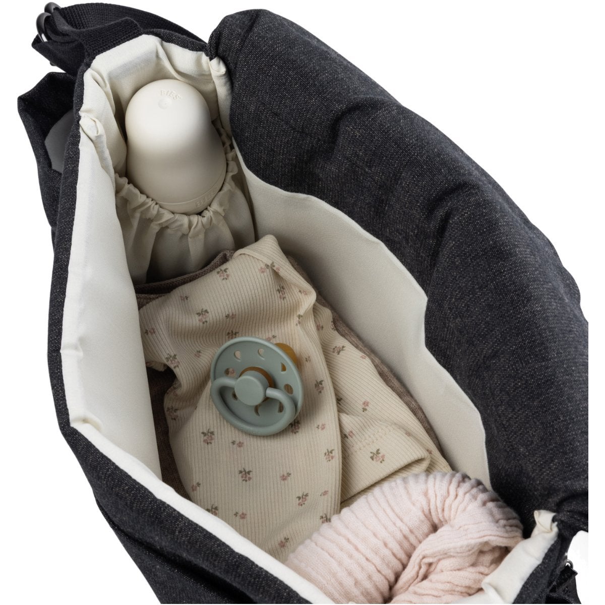 Sebra On-the-go mini stellebag dark grey melange