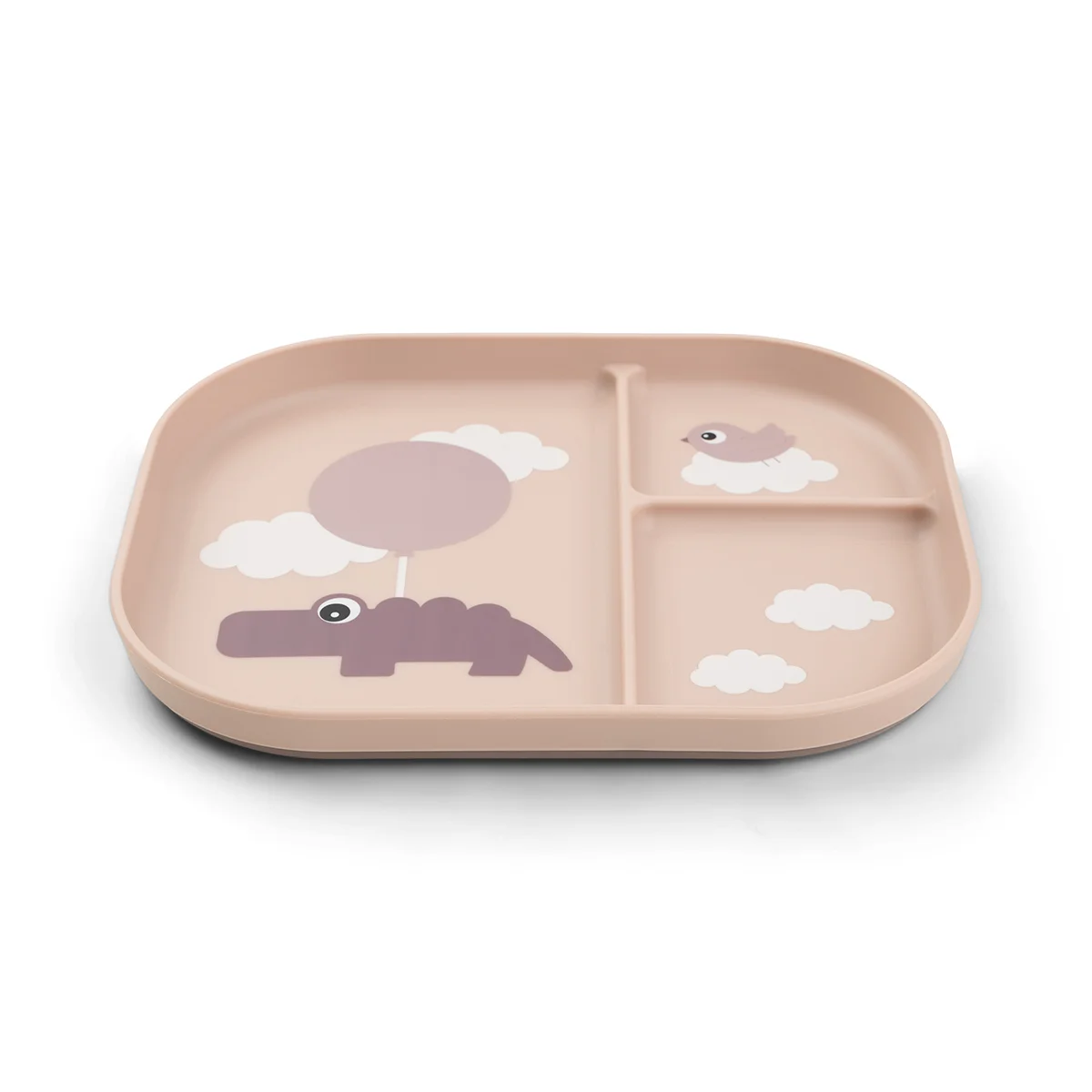 Done by  Deer Foodie plate med rom Happy clouds Powder