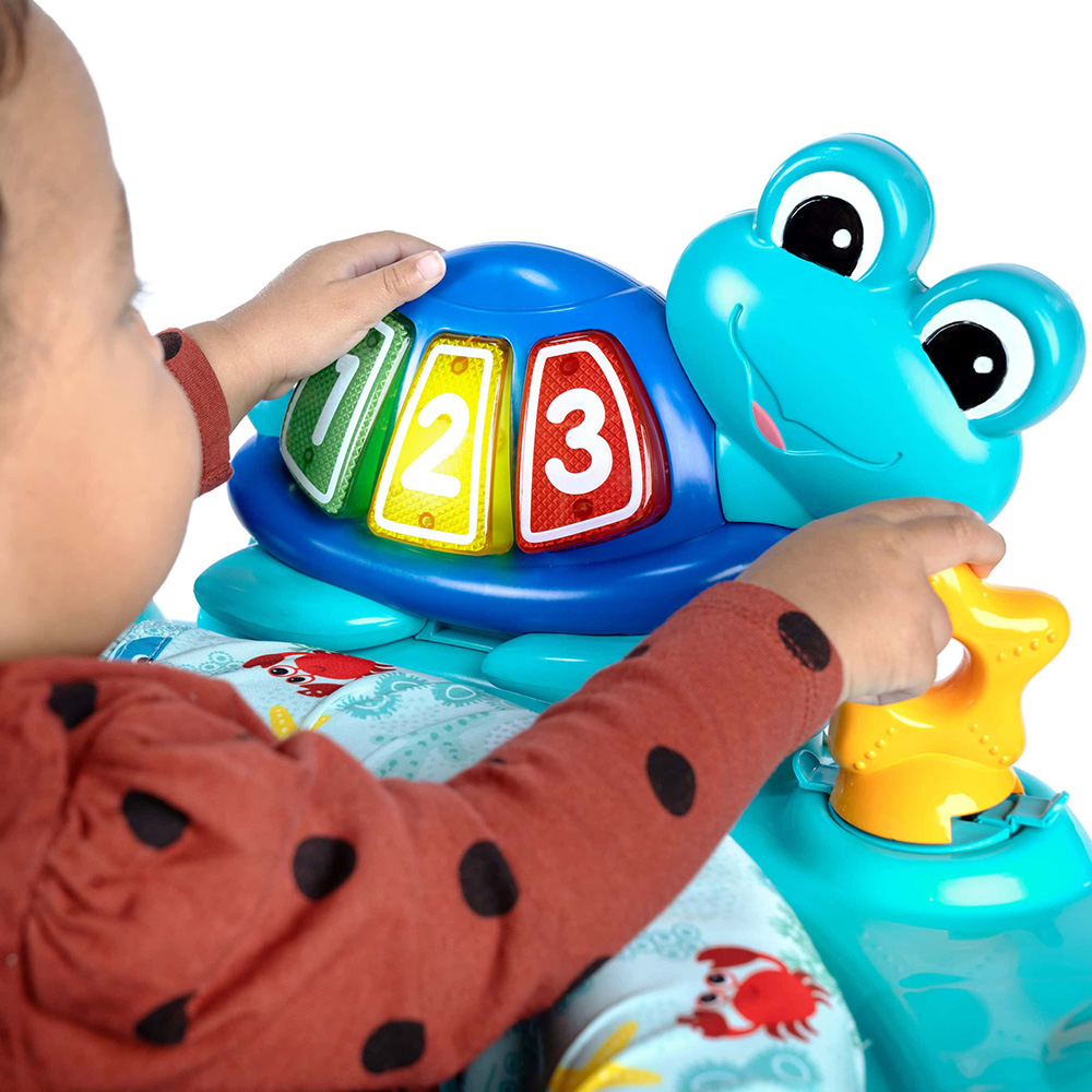 Baby Einstein 2 i 1 Hoppehuske/aktivitetsbord