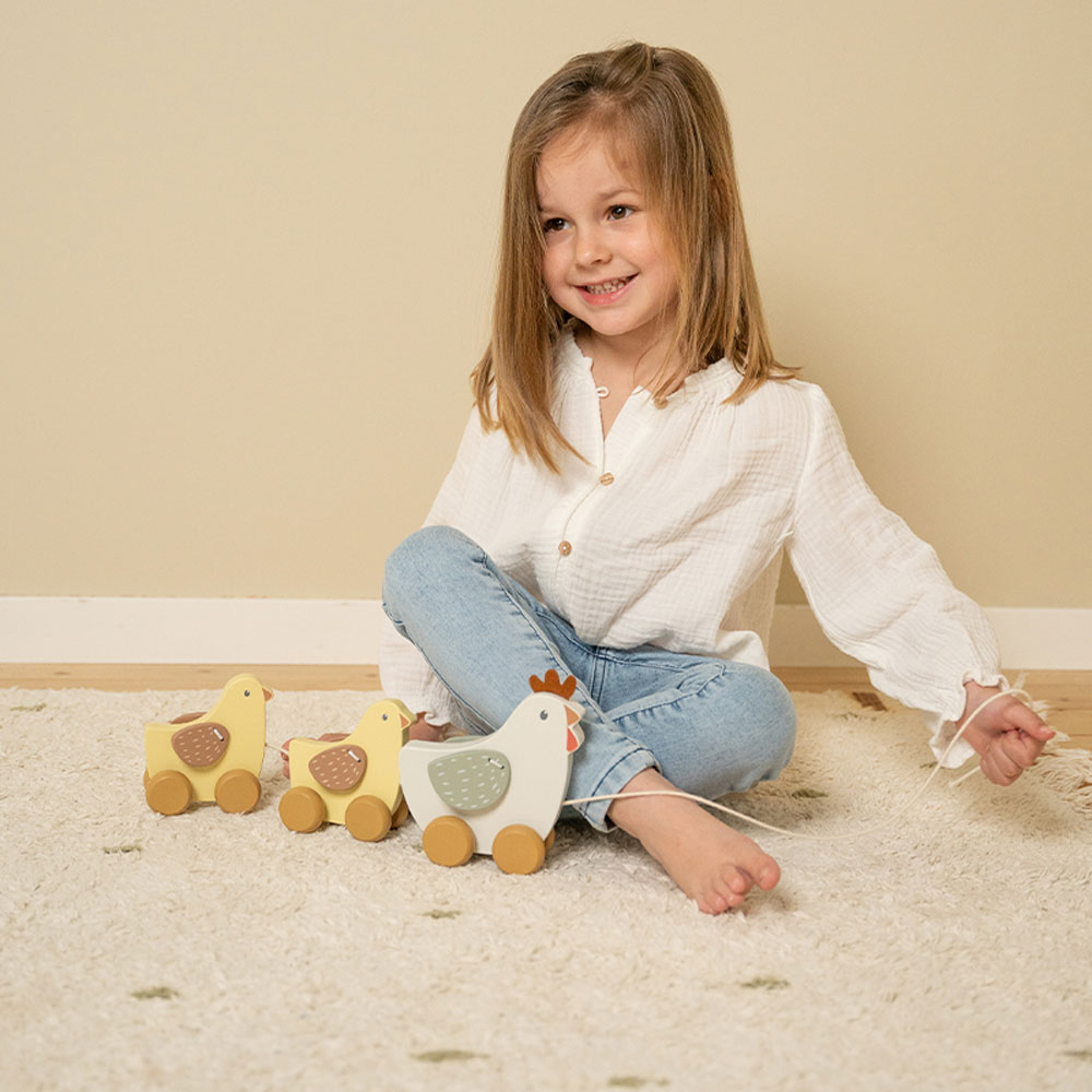 Little Dutch Trekkleke Høner Little Farm