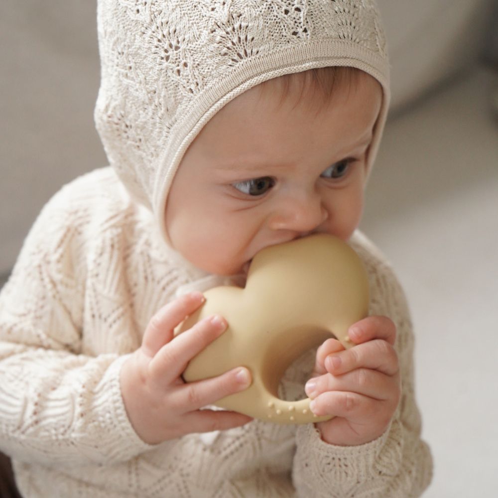 Konges Sløjd Babs Teether Creamy White-One Size