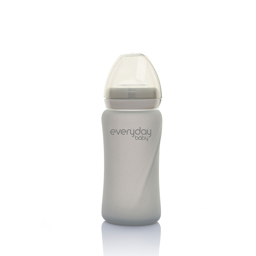 Everyday sugerørflaske Healthy + 240 ml - Quiet Gray