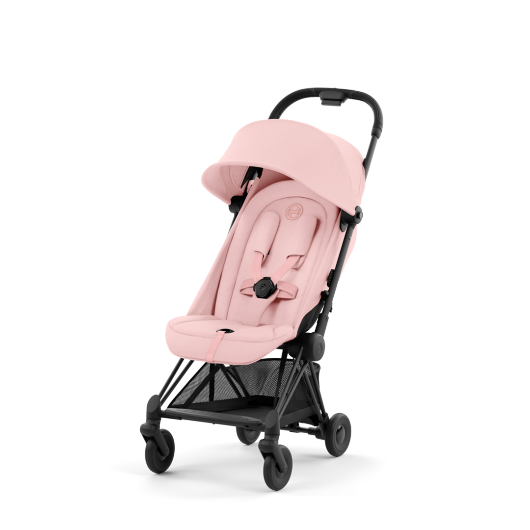 Cybex COYA barnevogn Matt Black Peach Pink 