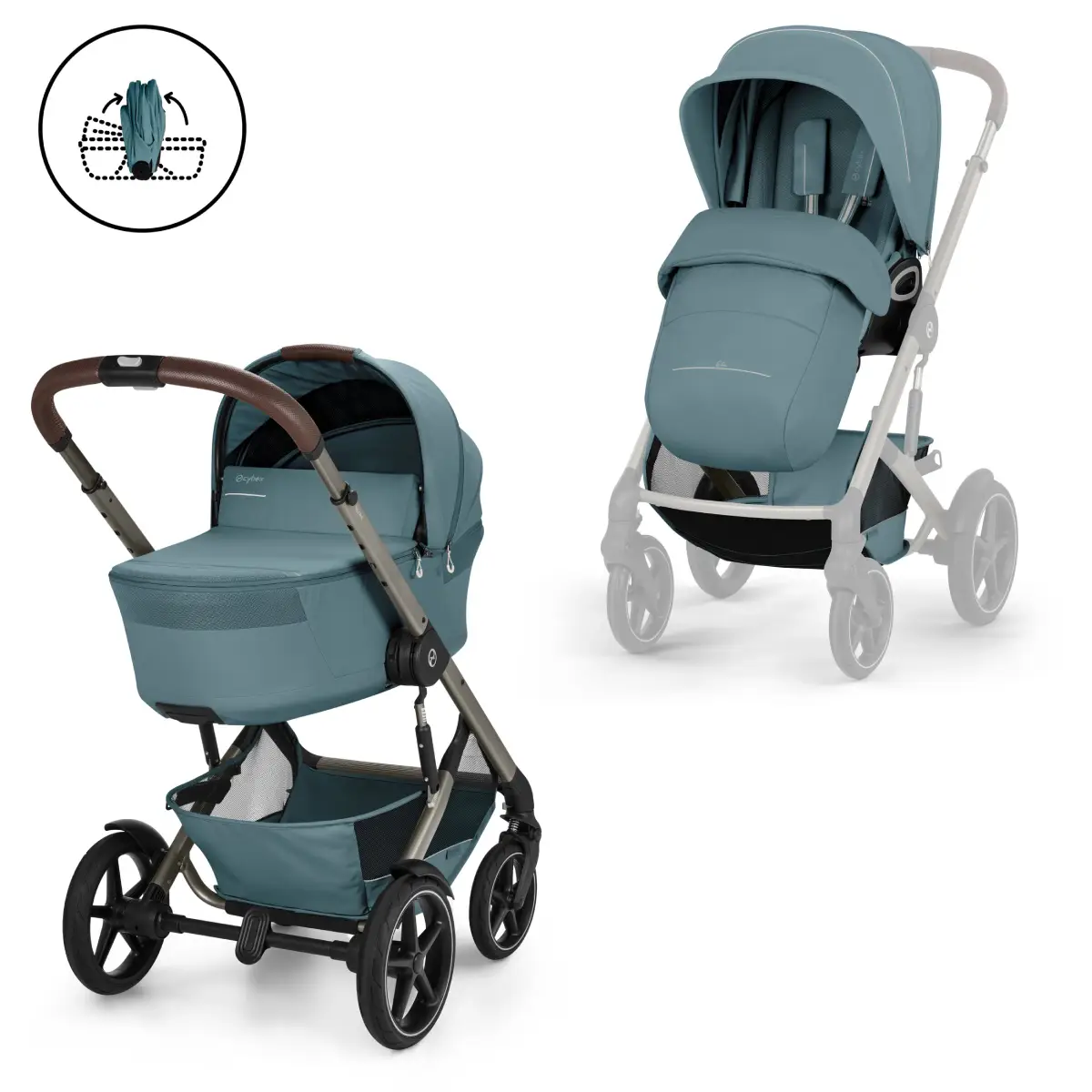 Cybex Talos S Lux inkl. liggedel Stormy Blue