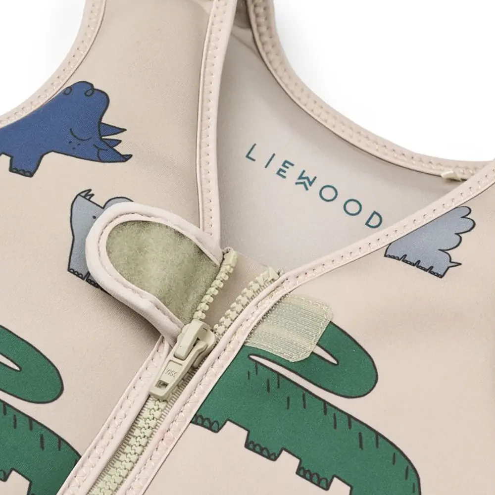 Liewood Dove Badevester Dinosaurs/Mist
