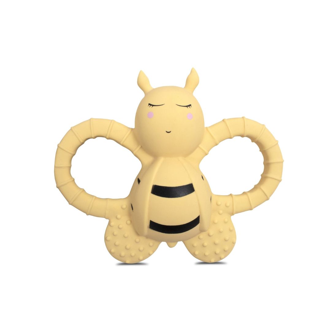 Filibabba Bidering - Bella the Bee naturgummi - lys banan