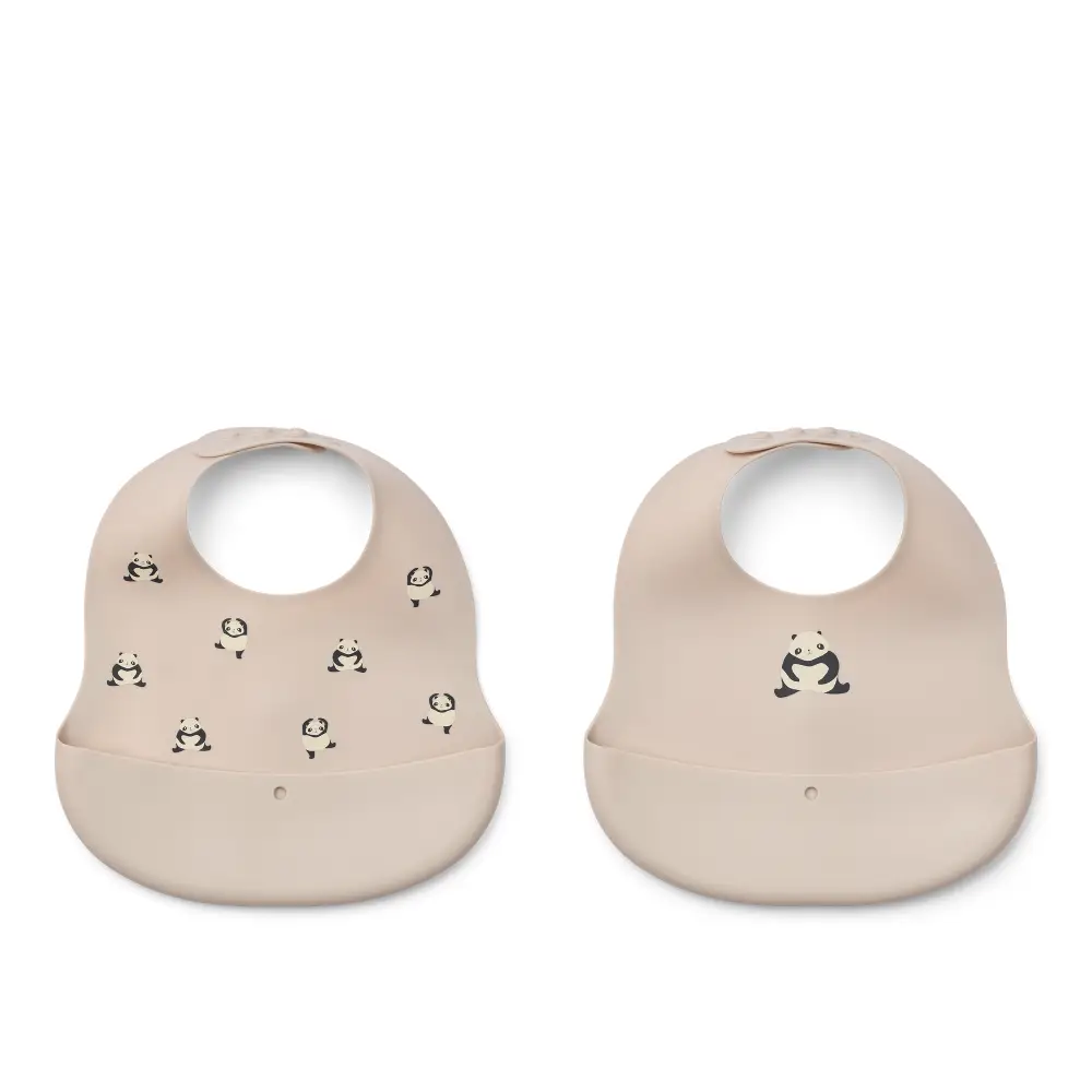 Liewood Ember Smekke 2-pakning Panda / Sandy 