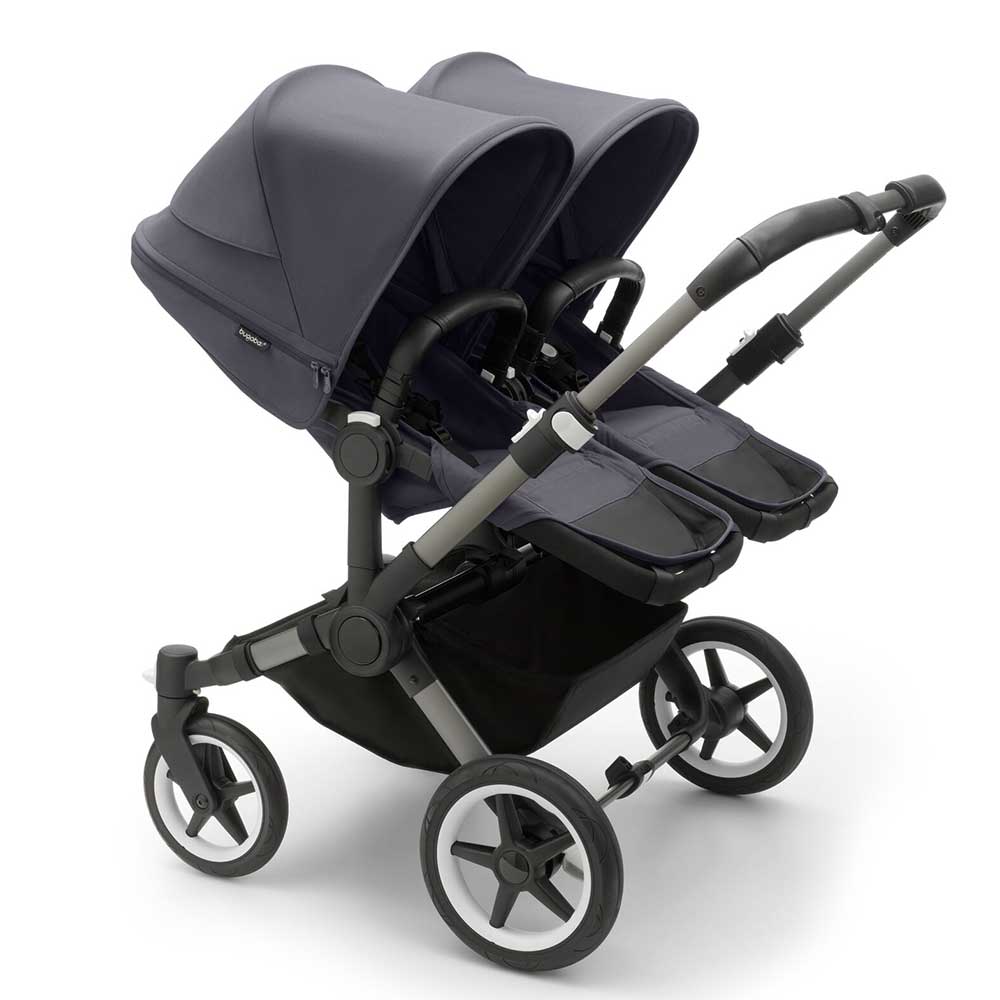 Bugaboo Donkey 5 Twin barnevogn Stormy Blue