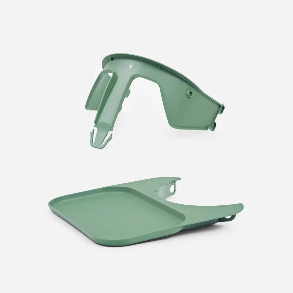 Kaos Klapp babyset Safety Rail & Tray Mineral Green