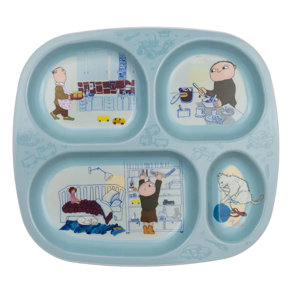 Rätt Start Alfons Åberg-tallerken med rom