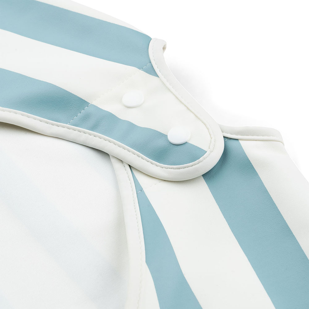 Done by Deer bib med ermer  Stripes Blue