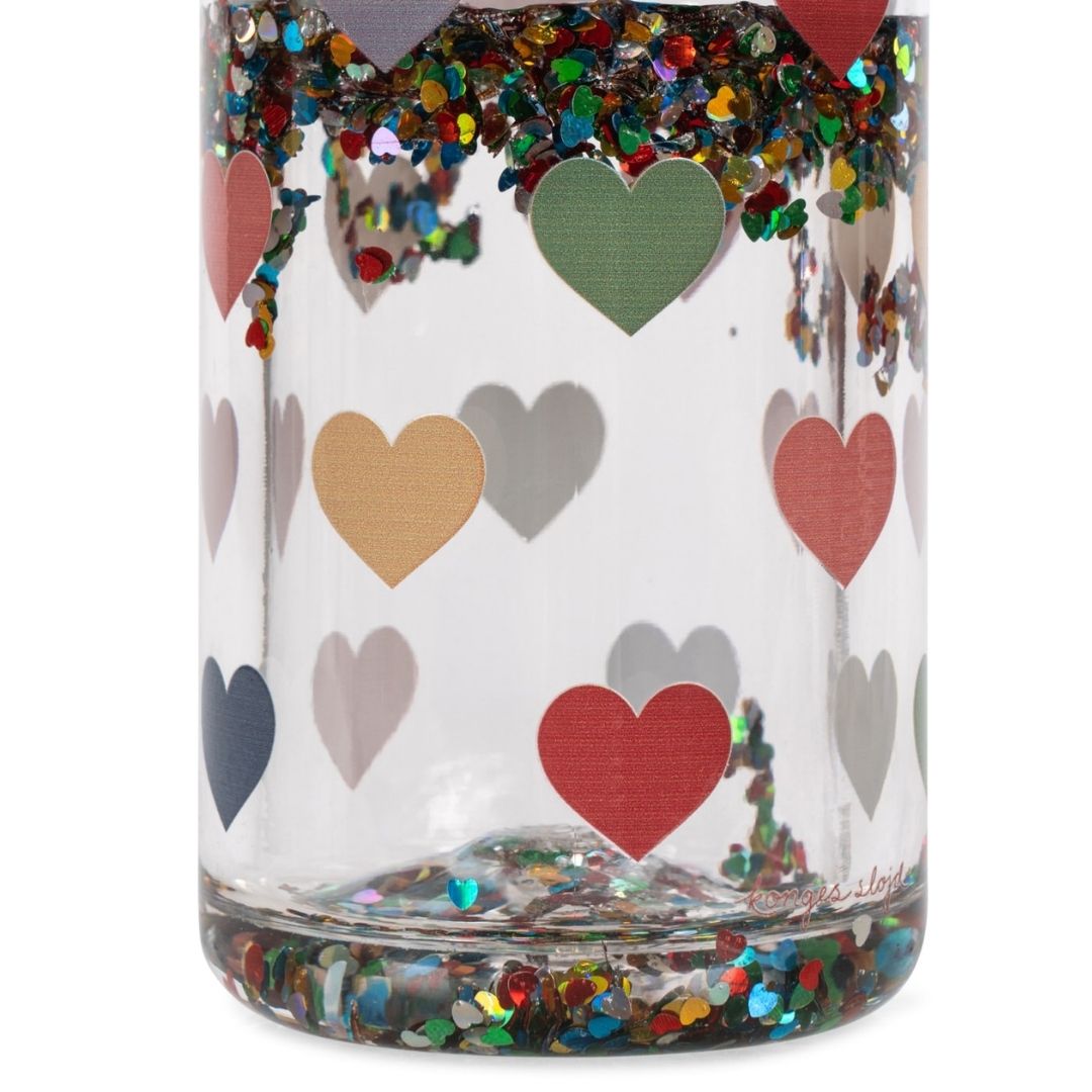 Konges Sløjd Glitter Drikkeflaske Bon Coeur Coloré