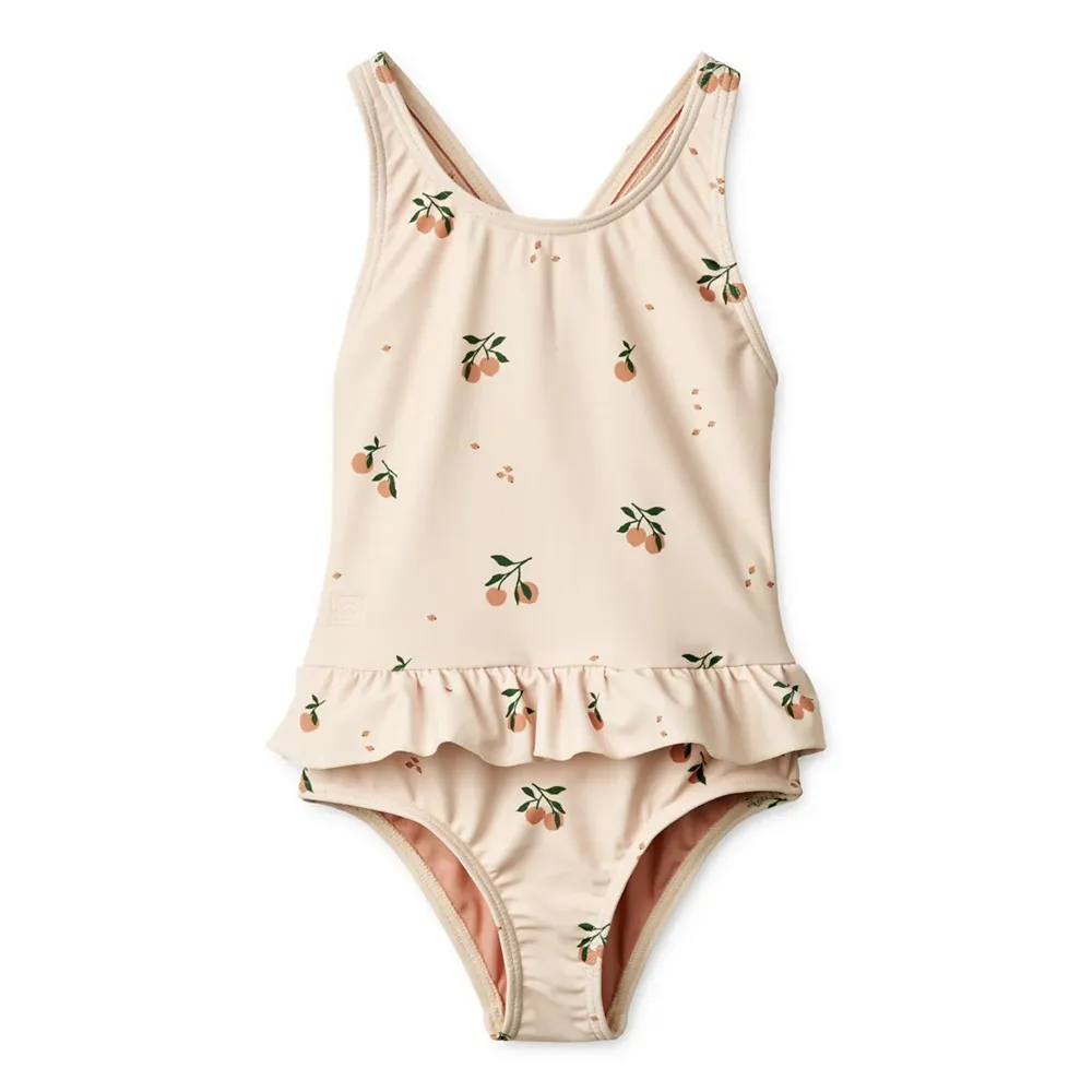Liewood Amara Badedrakt størrelse 86 Peach/Sea shell