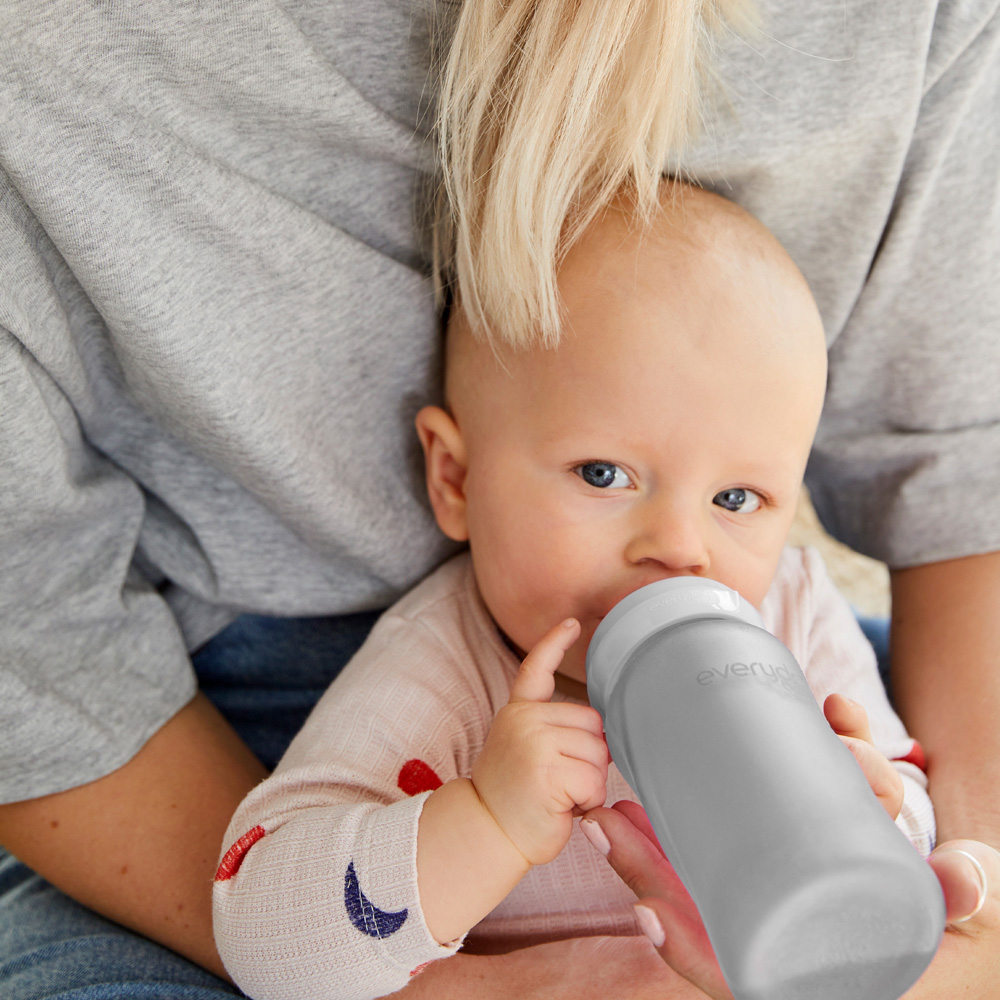 Everyday Baby tåteflaske Healthy + 240 ml - Quiet Gray