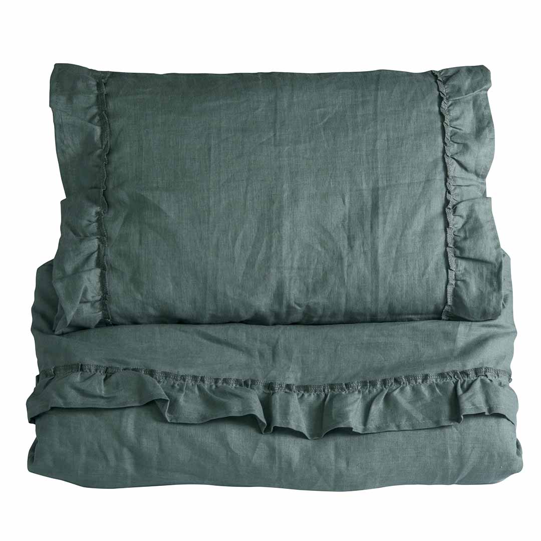NG Baby dynetrekk Crib Volang Petrol Green