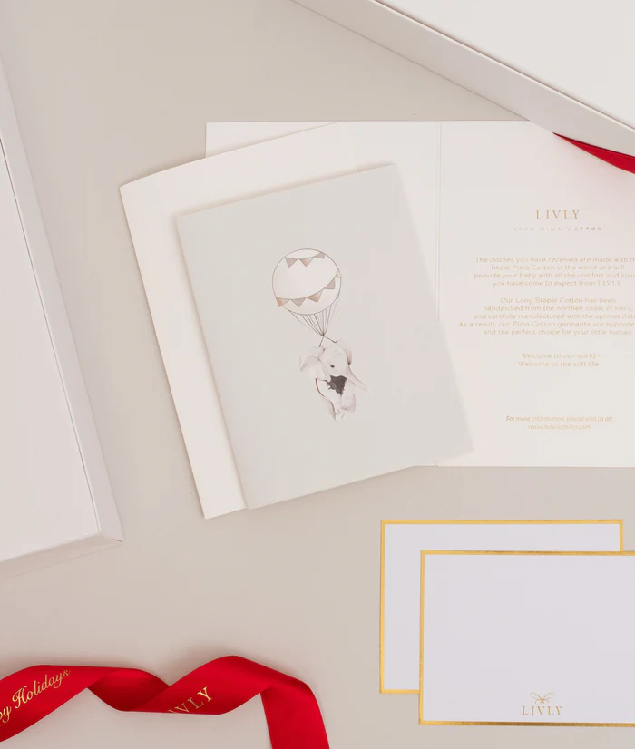 Livly Flying Elephant Gratulasjonskort