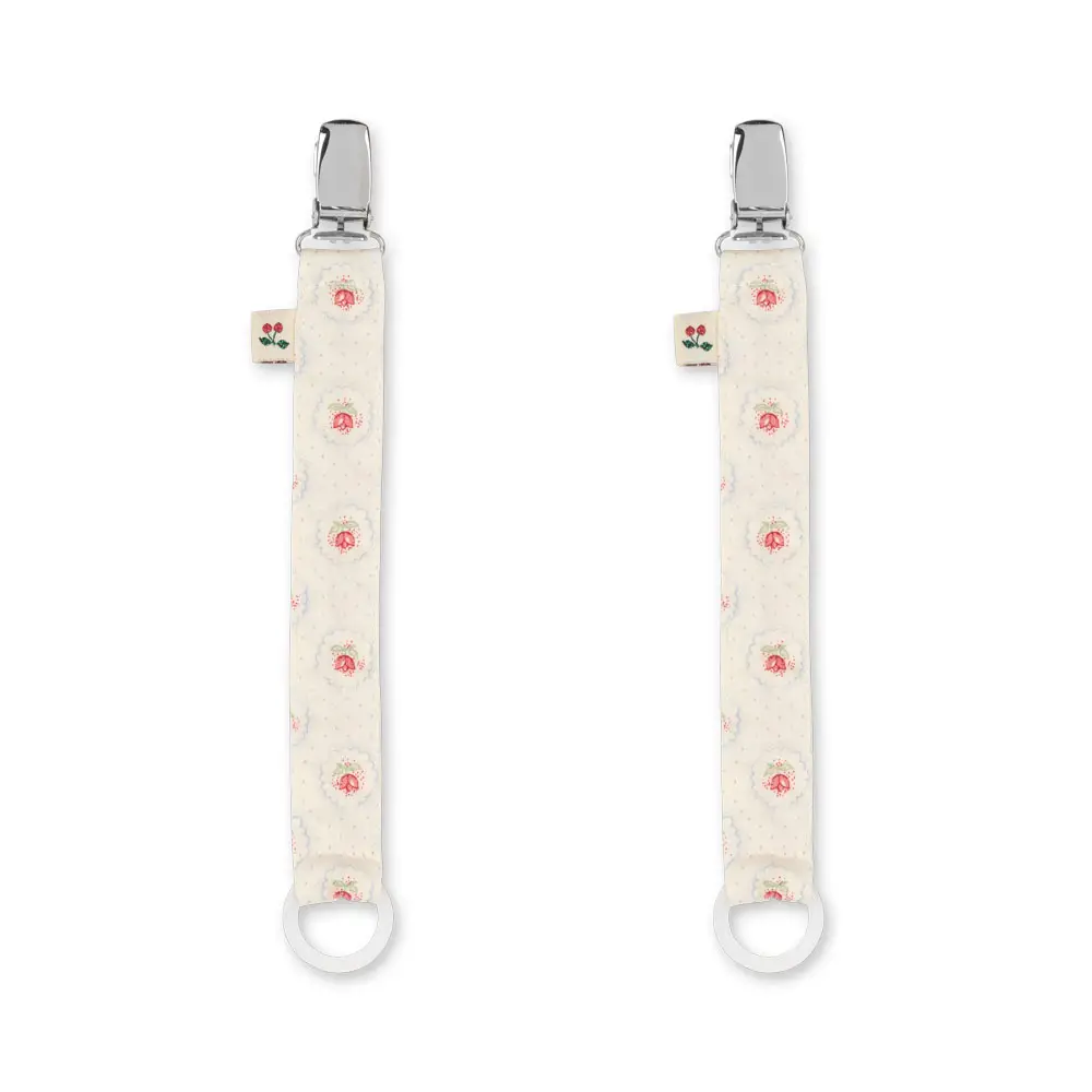 Konges Sløjd 2 Pack Pacifier Strap Mirage