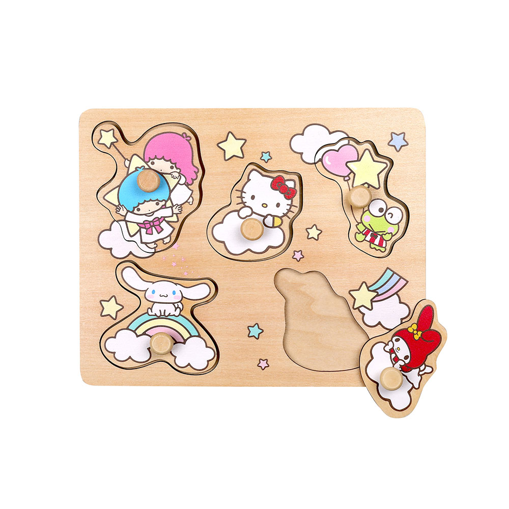 Hello Kitty-puslespill i tre 5 deler