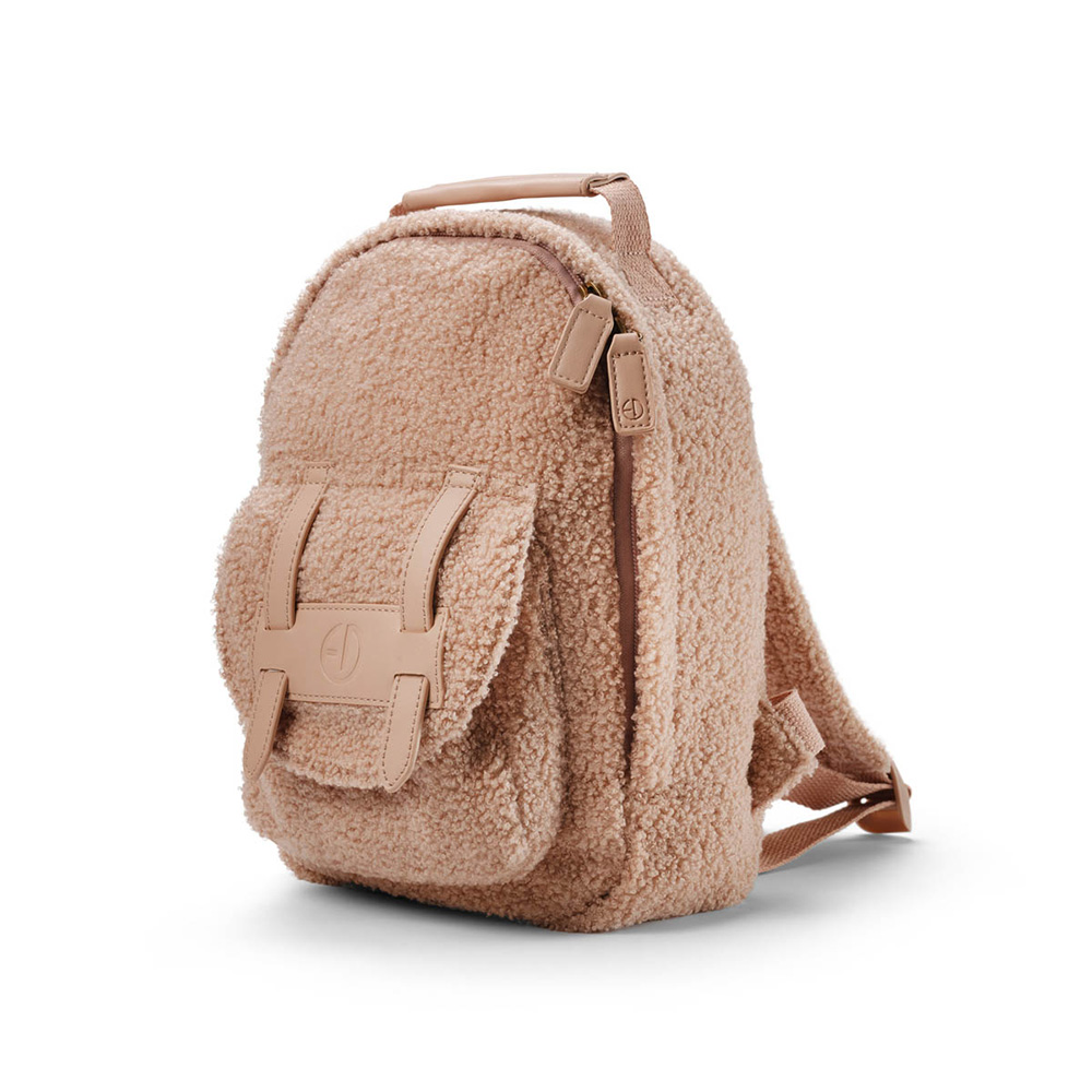 Elodie Ryggsekk MINI -Pink Bouclé