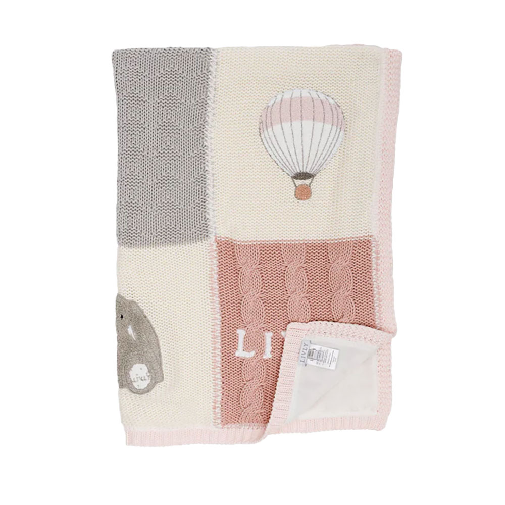 Livly Playroom Strikket Teppe Pink