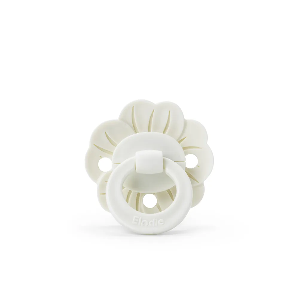 Elodie Binky Bloom Newborn 0-6m Vanilla White
