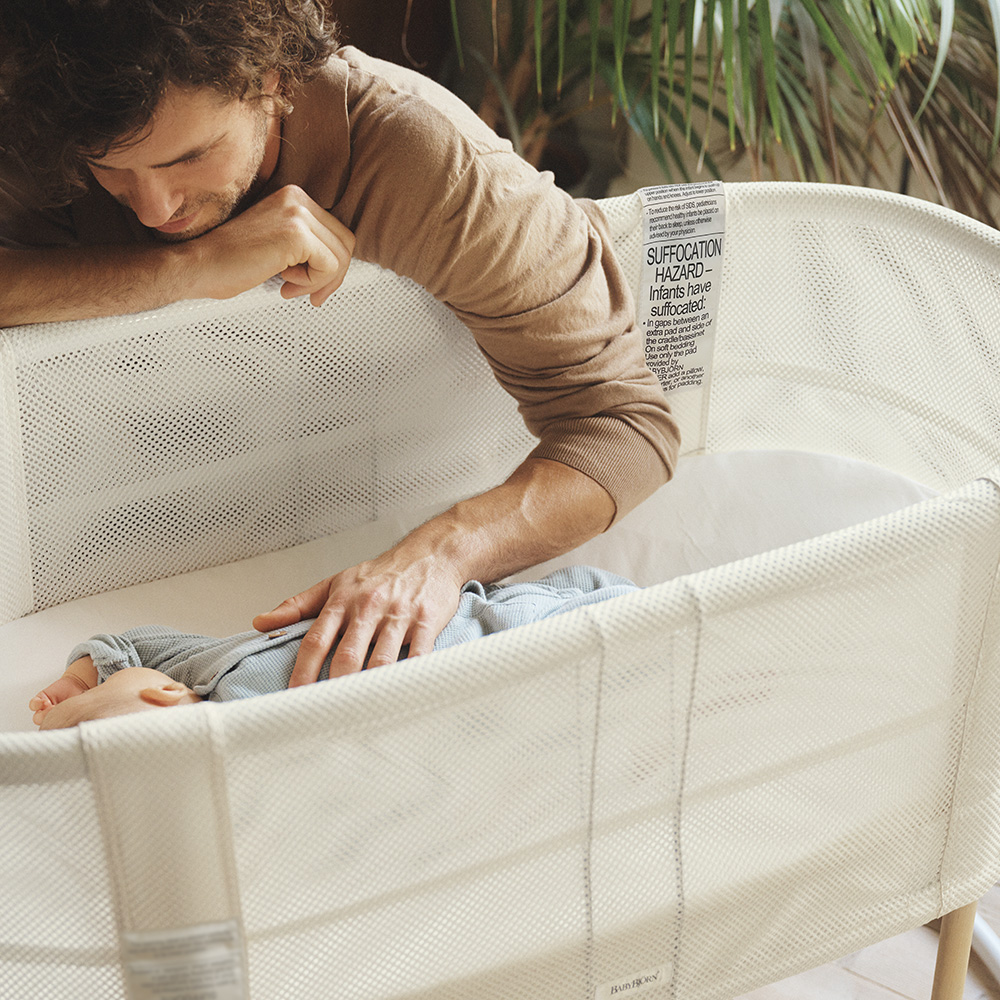 BABYBJÖRN Baby Crib White Mesh