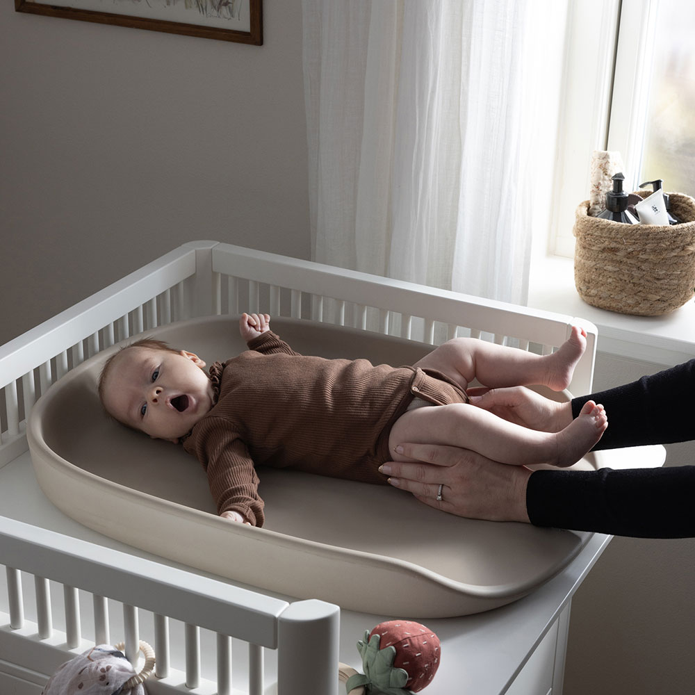 Sebra stellematte pusleunderlag Pur Seabreeze beige