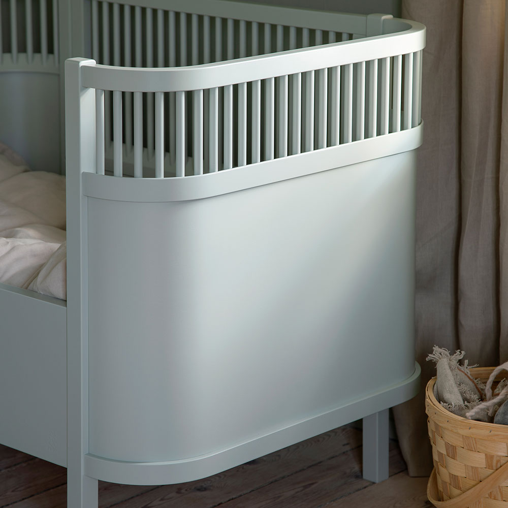 Sebra Baby & Junior vokse seng Mist Green