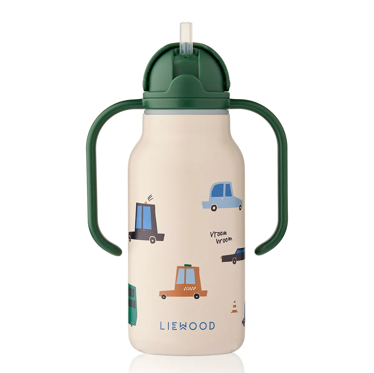 Liewood Kimmie vannflaske 250 ml Cars / Sandy