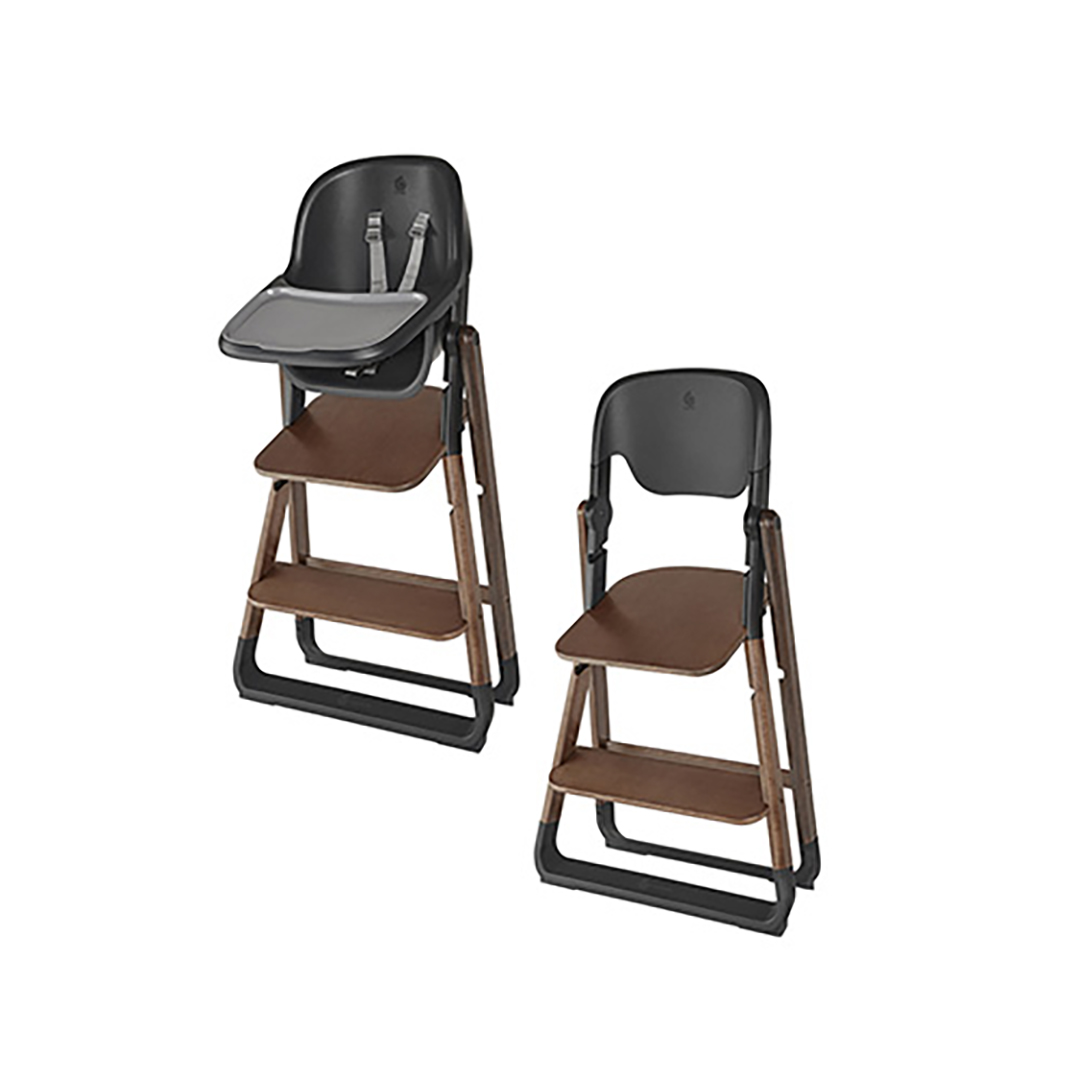 Ergobaby Evolve 2-i-1 spisestol i mørkt tre