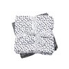 Done by Deer Muslin-teppe 2-pakning Happy Dots grå