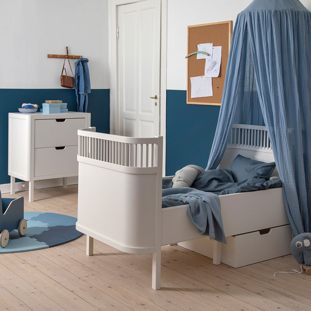 Sebra Baby & Junior Vekstseng Classic Hvit