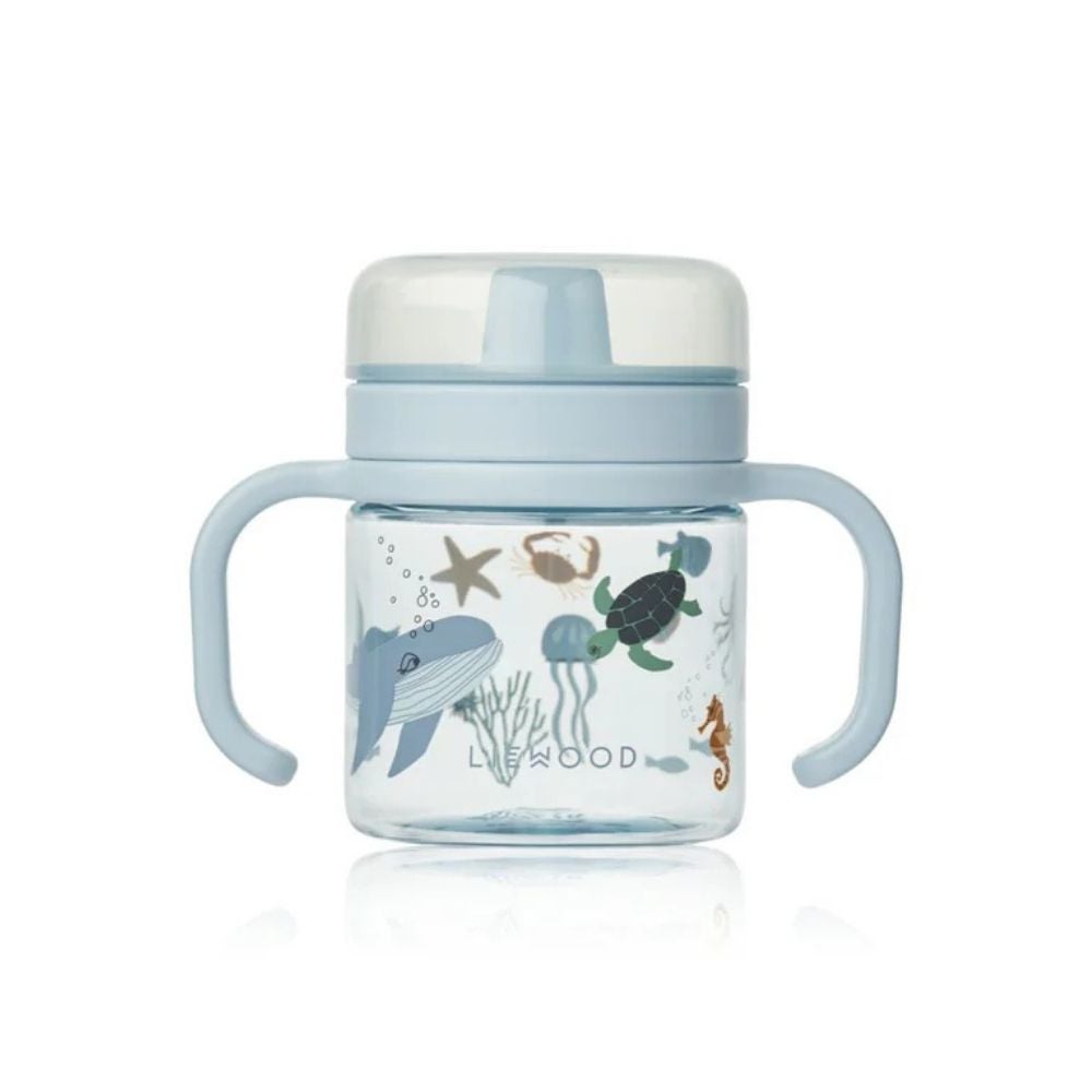 Liewood Kylo tutekopp i tritan 280 ml - Sea Creature / Sandy