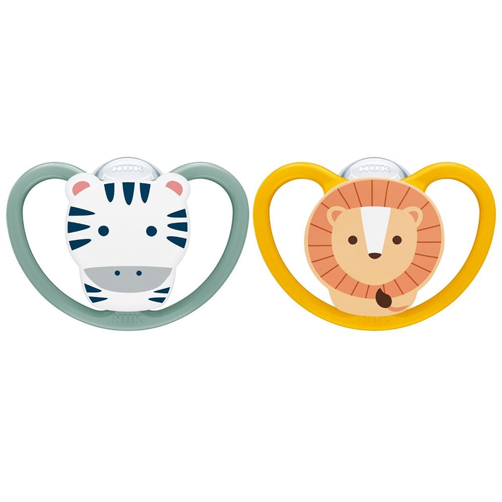 NUK Smokk Perfect Match Air Zebra/Lion 18 mnd.+