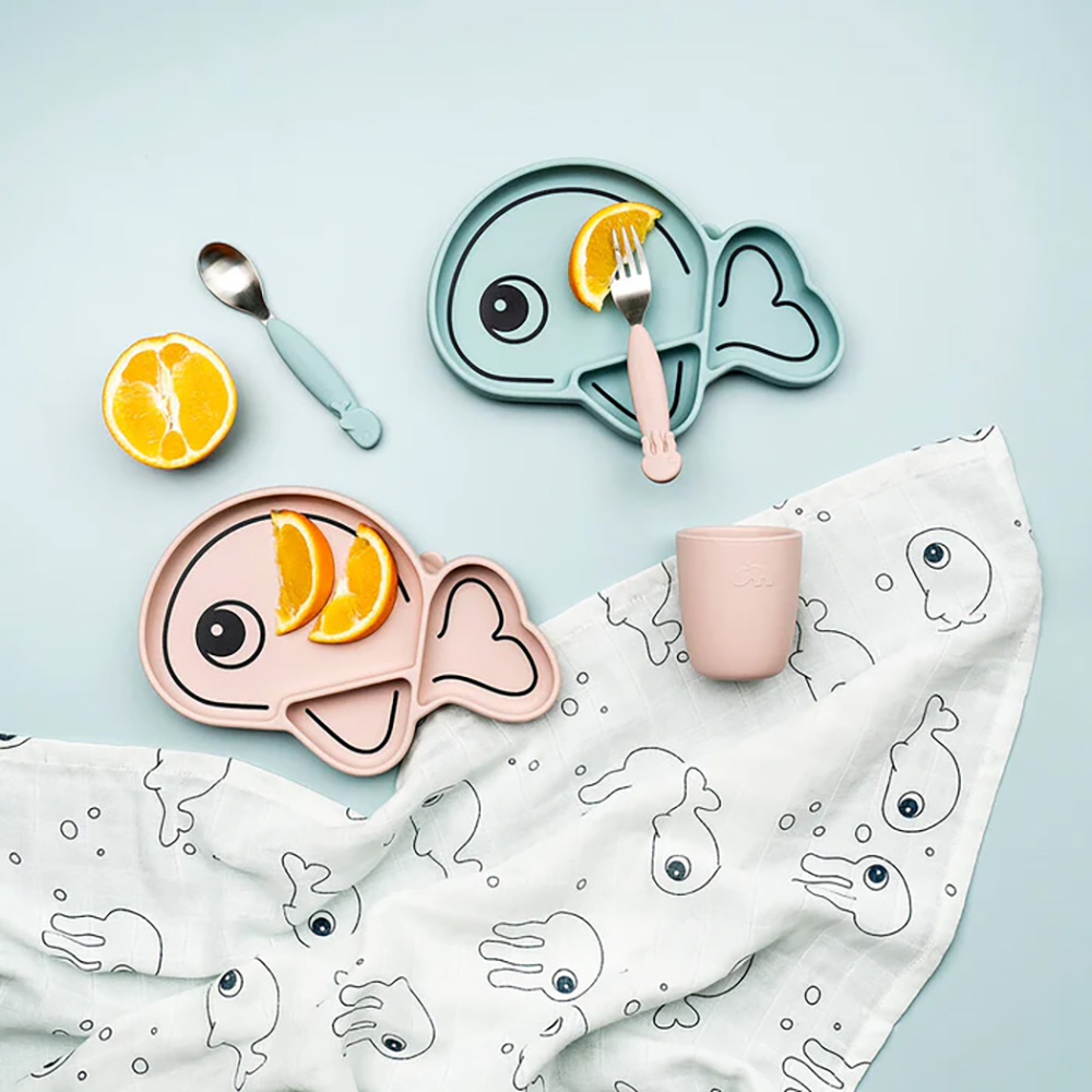 Done by deer grepsvennlig bestikksett - Sea friends Blue